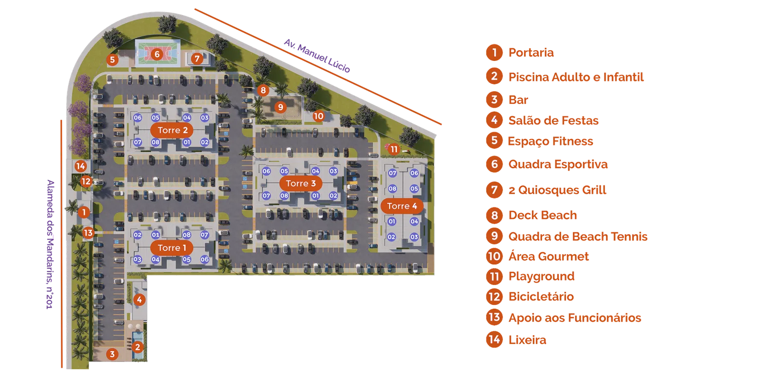 Planta de implantação — Union Vista