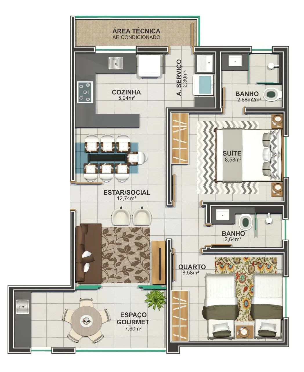 Planta do apartamento — referência image01