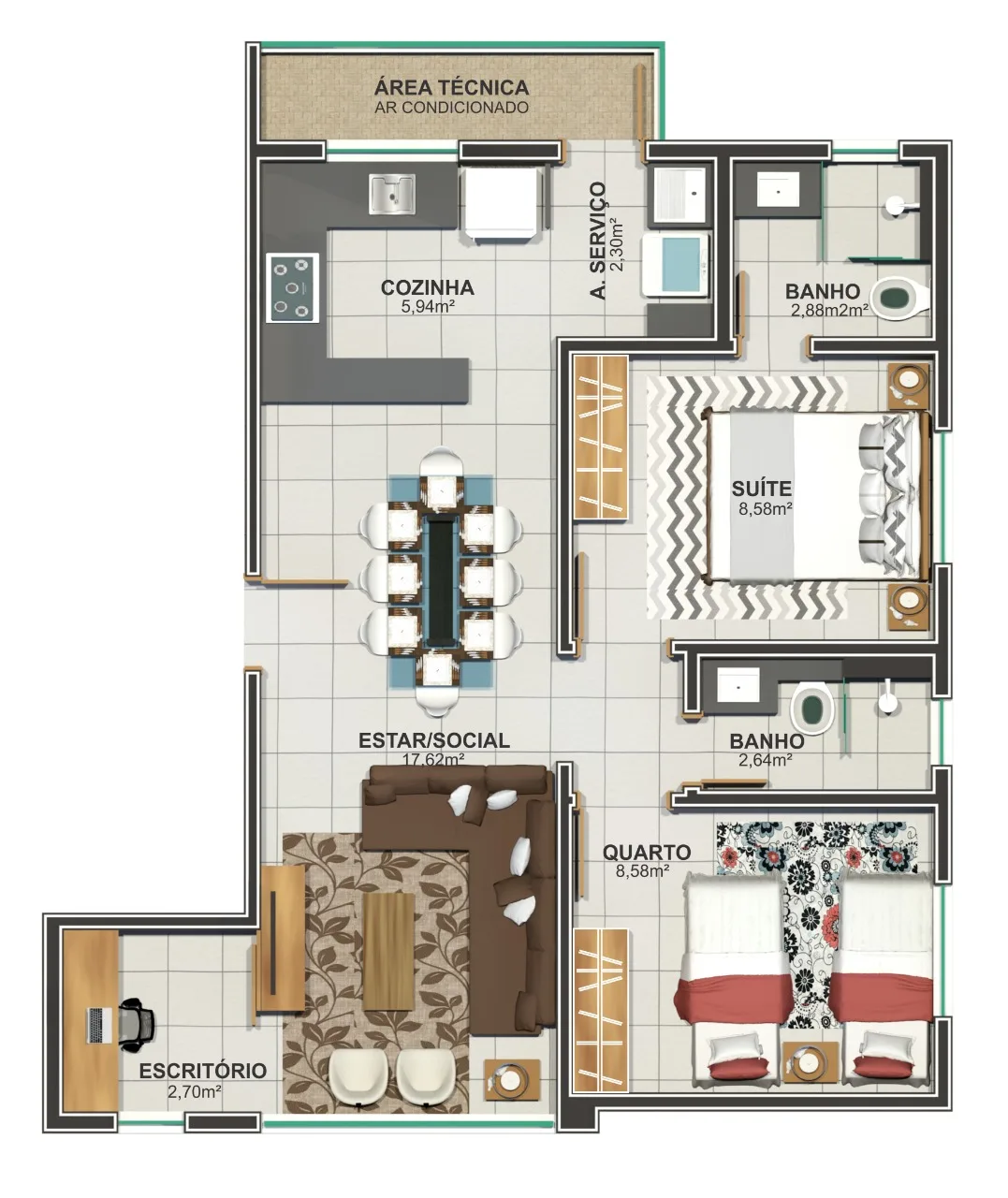 Planta do apartamento — referência image01