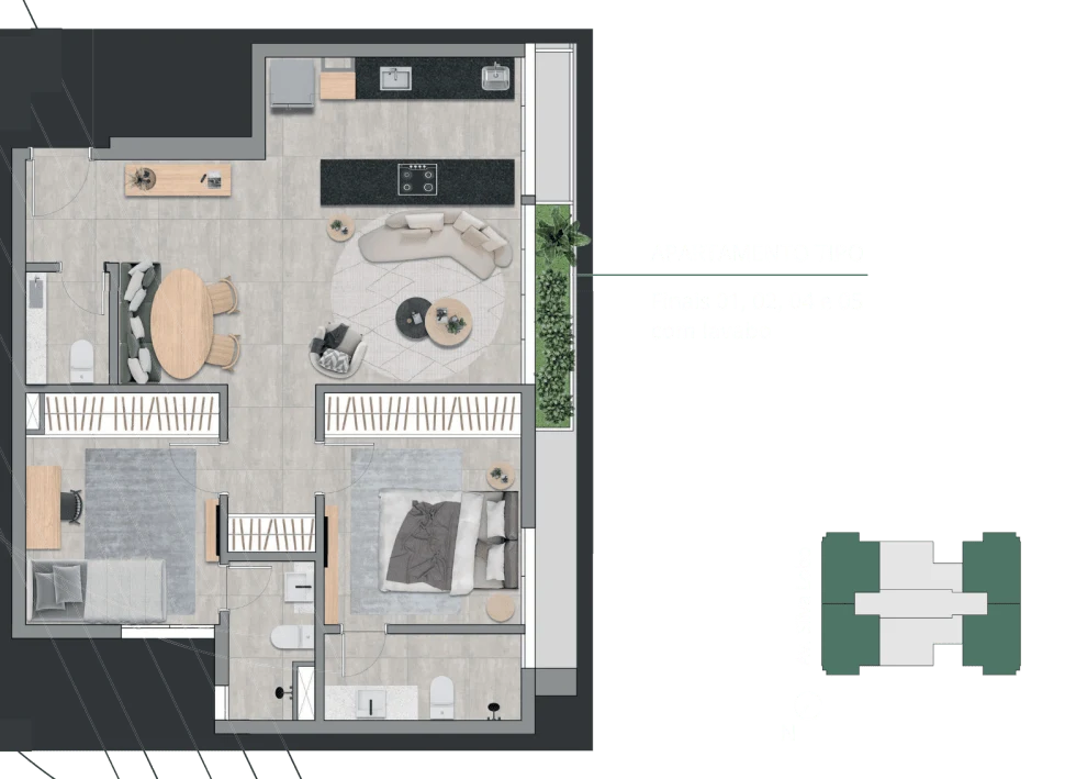 Planta do empreendimento