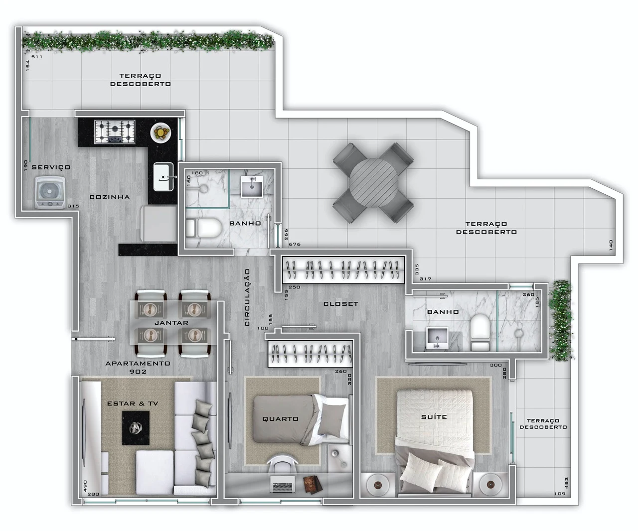 Planta do empreendimento