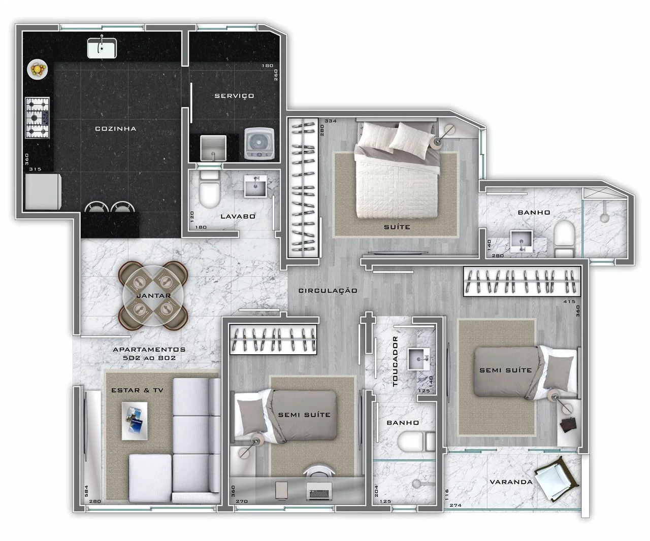 Planta do empreendimento