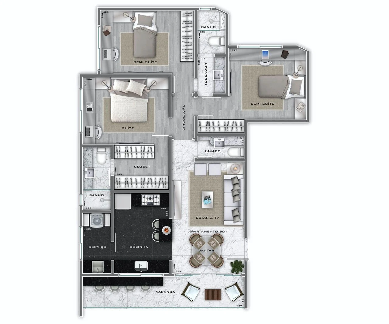 Planta do empreendimento