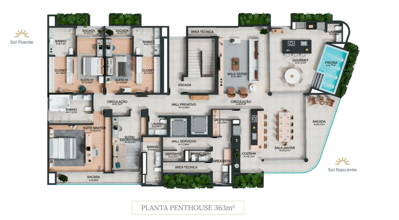 Planta do empreendimento