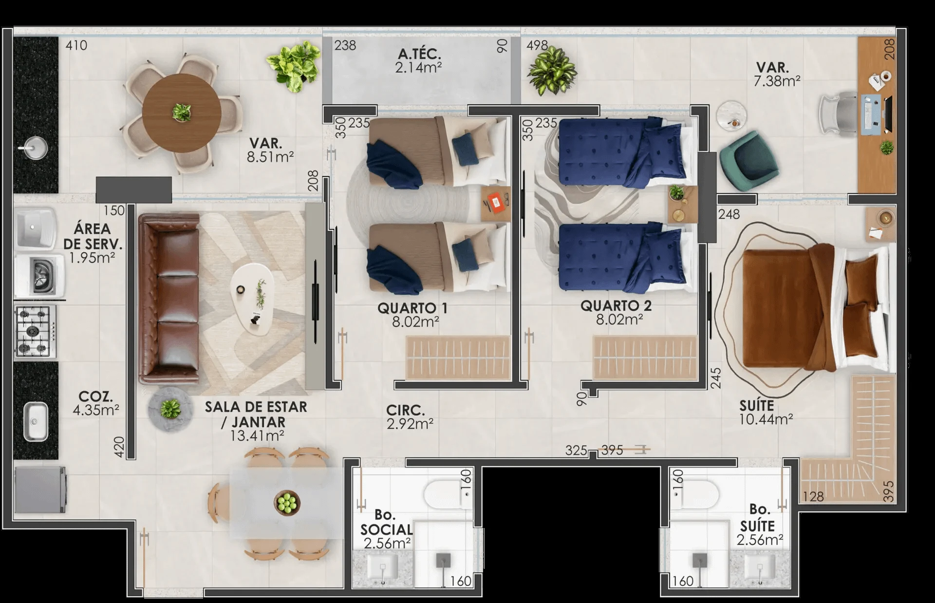 Planta Humanizada Coluna 3