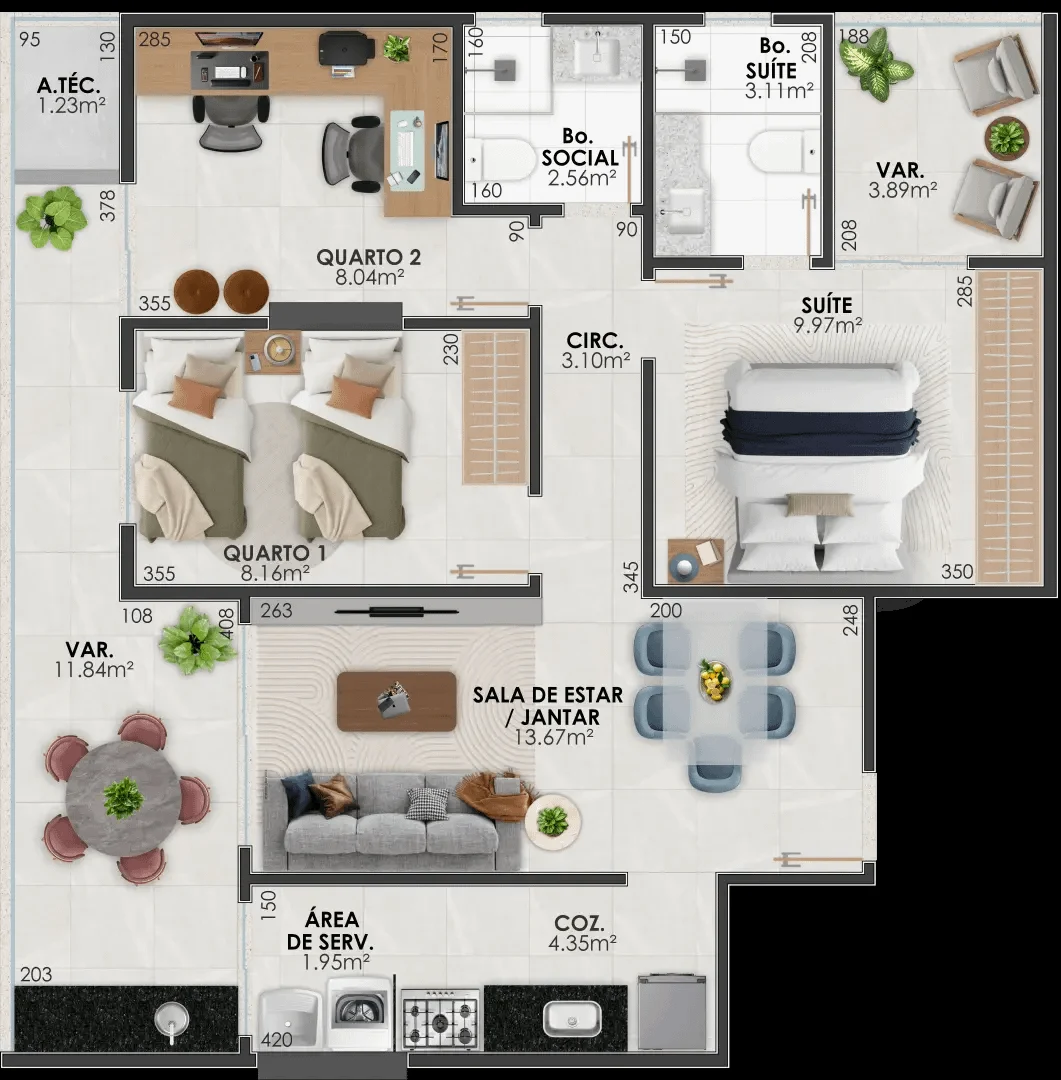 Planta Humanizada Coluna 2
