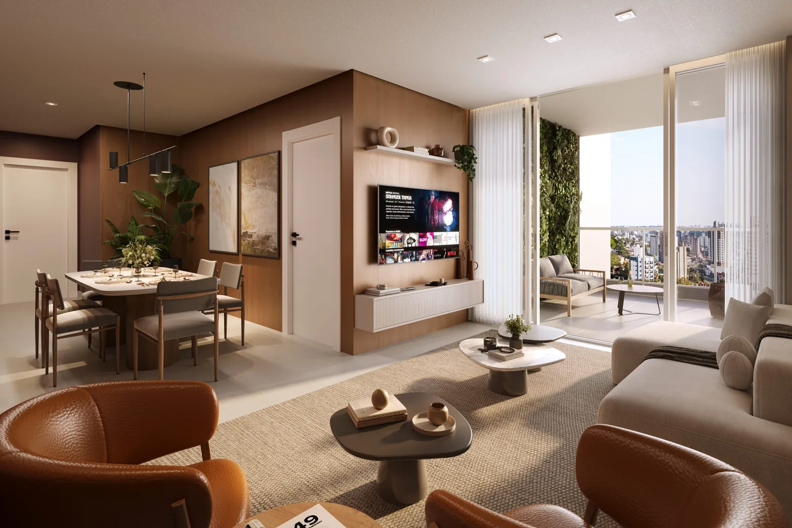 Ambientes do apartamento · imagem ilustrativa