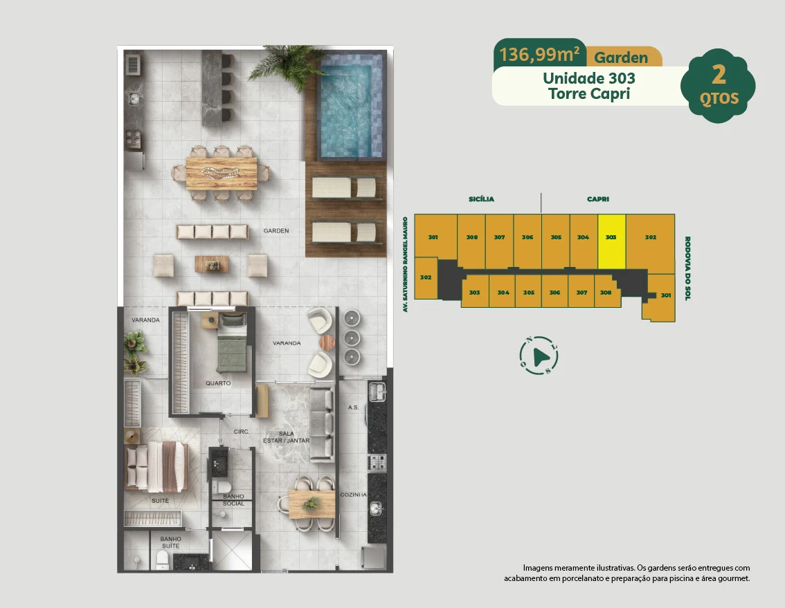 UNIDADE 303 - TORRE CAPRI