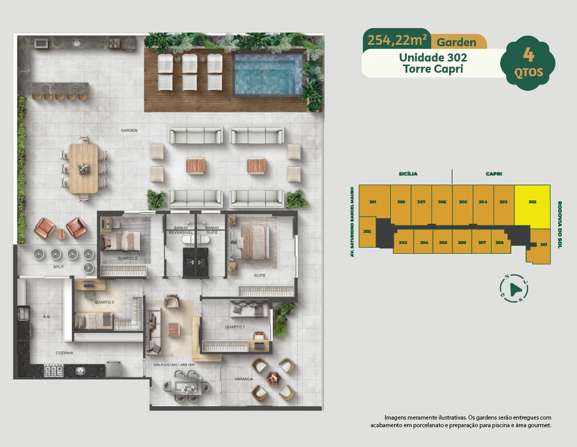 UNIDADE 302 - TORRE CAPRI